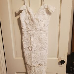 Charlotte russe lace dress.